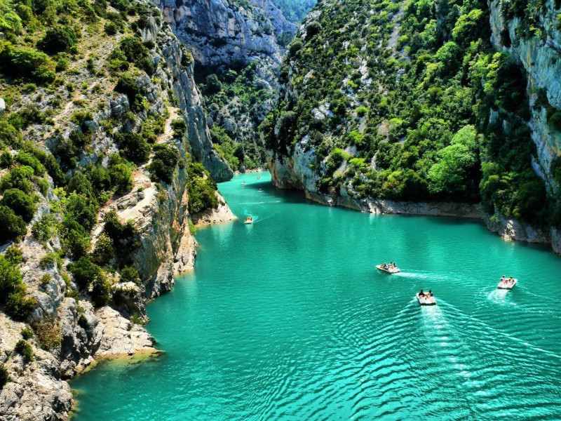 Voici un photo des Gorges du Verdon